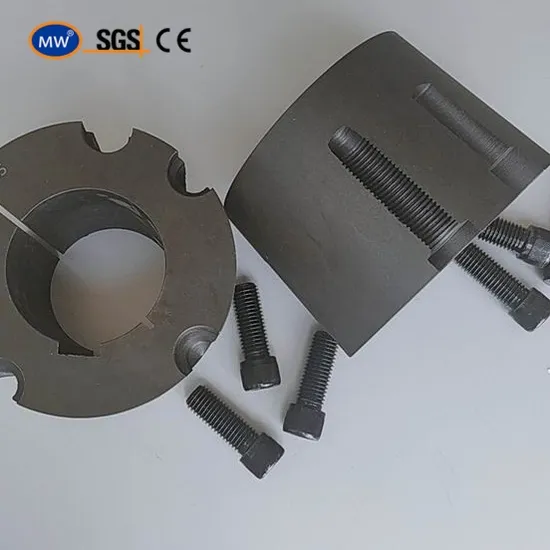 MW Durable Blackened Split Steel and Cast Iron Taper Bushings for V Pulley Compatibilit 