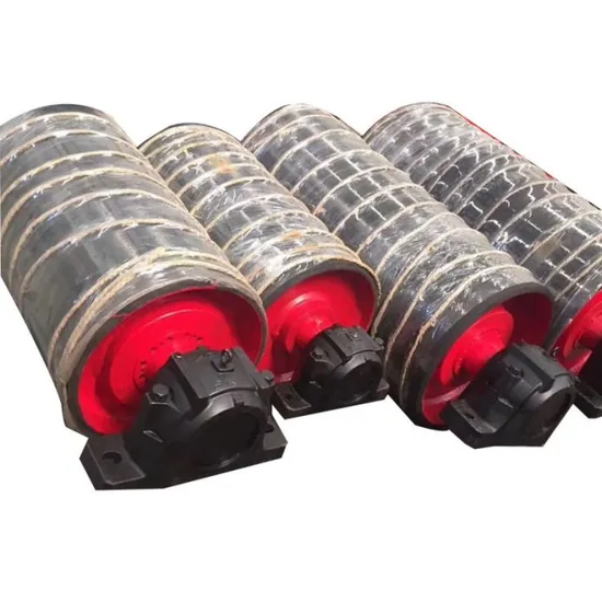 Conveyor Belt Head Driver Drum Motor Drive Roller Conveyor Pulleys 
