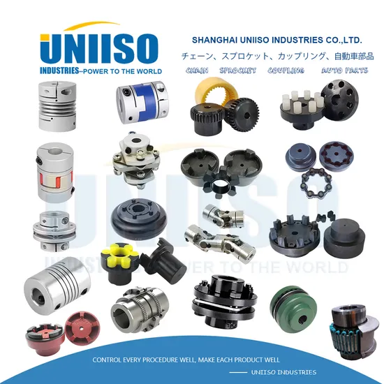Customized Diameter Cast Iron Flange Coupling with Black Surface/HRC Coupling 
